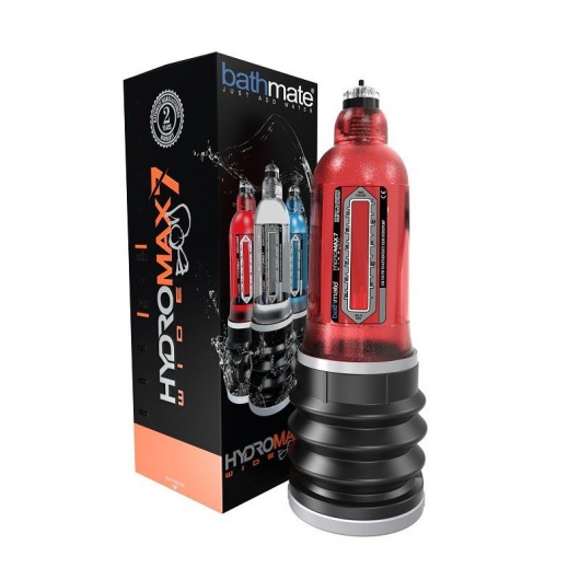 Красная гидропомпа HydroMAX7 Wide Boy - Bathmate - в Нижневартовске купить с доставкой