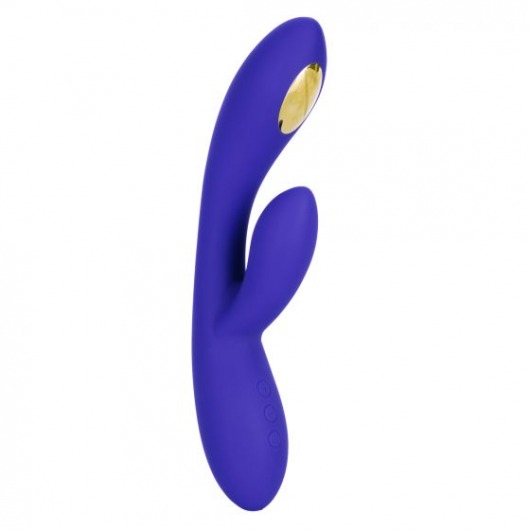 Фиолетовый вибратор с функцией электростимуляции Intimate E-Stimulator Dual Wand - 21,5 см. - California Exotic Novelties - купить с доставкой в Нижневартовске