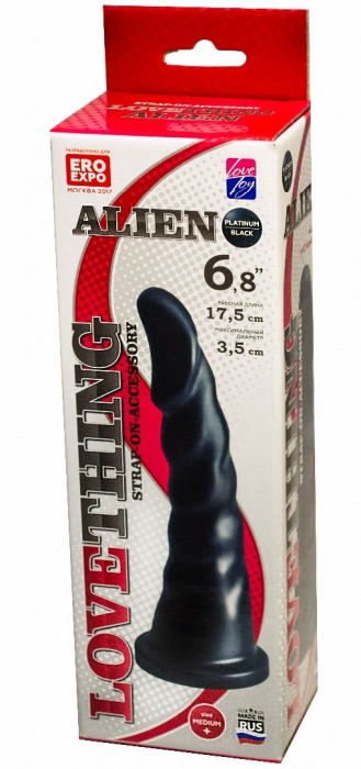 Насадка для трусиков харнесс Alien - 17,5 см. - LOVETOY (А-Полимер) - купить с доставкой в Нижневартовске