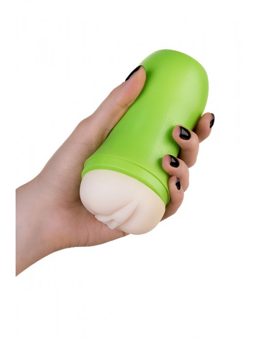Мастурбатор-вагина A-Toys в зеленой колбе - A-toys - в Нижневартовске купить с доставкой