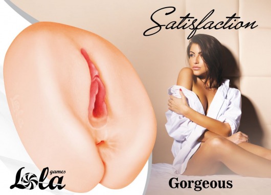 Мастурбатор с 2 тоннелями Satisfaction Gorgeous - Lola Games - в Нижневартовске купить с доставкой