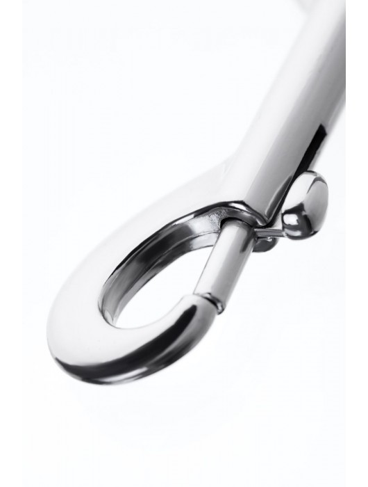 Серебристый двухсторонний карабин TOYFA Metal - ToyFa - купить с доставкой в Нижневартовске