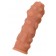 Телесная реалистичная насадка KOKOS Extreme Sleeve 11 с дополнительной стимуляцией - 12,7 см. - KOKOS - в Нижневартовске купить с доставкой