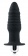 Черная ребристая вибровтулка с ограничителем - 9 см. - Sex Expert в Нижневартовске Черная ребристая вибровтулка с ограничителем - 9 см. - Sex Expert