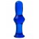 Голубая стеклянная анальная втулка - 12 см. - Sexus в Нижневартовске Голубая стеклянная анальная втулка - 12 см. - Sexus