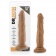 Кофейный фаллоимитатор без мошонки Dr. Skin Realistic Cock Basic 7.5 - 19 см. - Blush Novelties