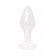 Белая акриловая анальная втулка - 8 см. - Toyfa Basic в Нижневартовске Белая акриловая анальная втулка - 8 см. - Toyfa Basic
