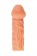 Телесная закрытая насадка с венками Cock Sleeve Size S - 13,8 см. - KOKOS - в Нижневартовске купить с доставкой Телесная закрытая насадка с венками Cock Sleeve Size S - 13,8 см. - KOKOS - в Нижневартовске купить с доставкой