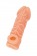 Телесная закрытая насадка с венками Cock Sleeve Size S - 13,8 см. - KOKOS - в Нижневартовске купить с доставкой Телесная закрытая насадка с венками Cock Sleeve Size S - 13,8 см. - KOKOS - в Нижневартовске купить с доставкой