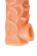 Телесная закрытая насадка с венками Cock Sleeve Size S - 13,8 см. - KOKOS - в Нижневартовске купить с доставкой Телесная закрытая насадка с венками Cock Sleeve Size S - 13,8 см. - KOKOS - в Нижневартовске купить с доставкой