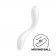 Белый вибромассажер Rrrolling Pleasure с движущимся шариком - 23 см. - Satisfyer купить в Нижневартовске с доставкой в Orgasmix.ru Белый вибромассажер Rrrolling Pleasure с движущимся шариком - 23 см. - Satisfyer