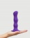 Фиолетовая насадка Strap-On-Me Dildo Geisha Balls size M - Strap-on-me - купить с доставкой в Нижневартовске