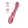 Розовый вибратор для G-стимуляции Rose - 19 см. - ToyFa