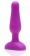 Анальная вибропробка NOVICE REMOTE CONTROL PLUG FUCHSIA - 10,2 см. - b-Vibe