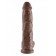 Большой коричневый фаллоимитатор с мошонкой 10 Cock with Balls на присоске - 25,4 см. - Pipedream купить с доставкой в интернет-магазине Orgasmix в Нижневартовске Большой коричневый фаллоимитатор с мошонкой 10 Cock with Balls на присоске - 25,4 см. - Pipedream